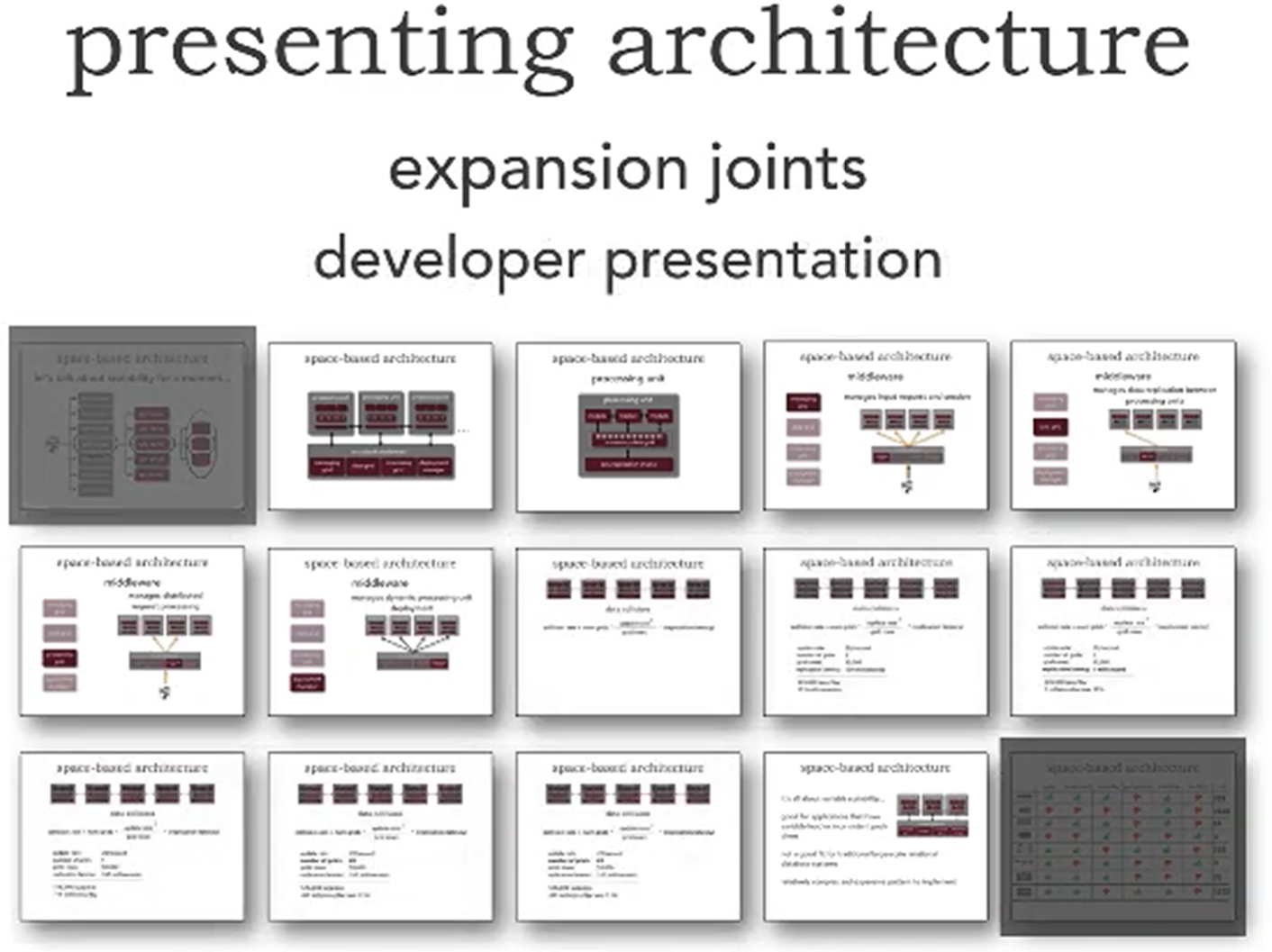 Developer Presentation Slides