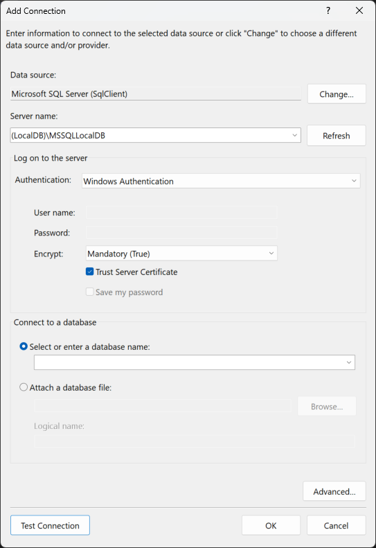 Server Explorer Connection Example