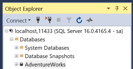 AdventureWorks Database in SSMS